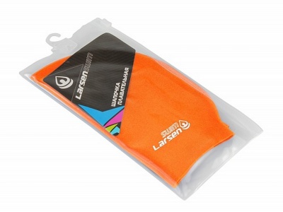 Шапочка плавательная Larsen Swim SC15 Orange Metallic