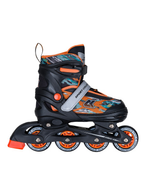 Раздвижные роликовые коньки Alpha Caprice CK-SK-P320-33Orange (антистресс обезьяна в подарок)