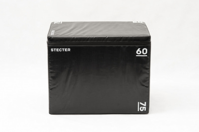 Безопасная тумба для запрыгиваний 75-60-50 (плиобокс) Stecter
