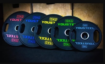 Диск 10 кг YouSteel TWO HANDLES