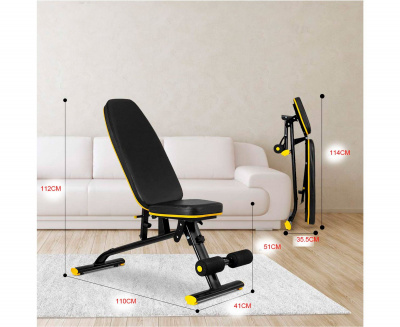 Cкамья силовая универсальная DFC DCH319 | Premium Fitness