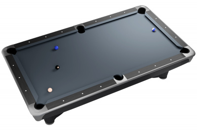 Бильярдный стол для пула, 8 ф Dynamic Billard Dynamic III55.100.08.7 серый