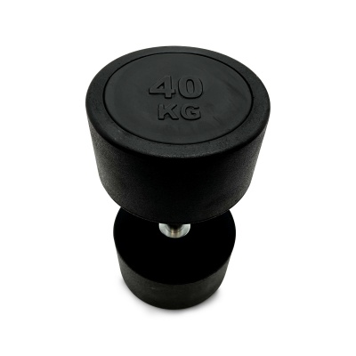 Гантель круглая обрезиненная 40кг UnixFit PRO DBRND40PBK