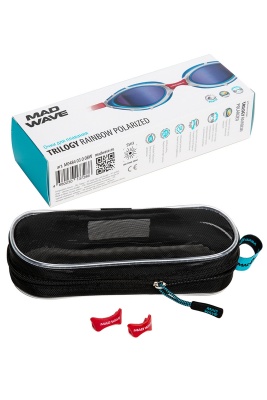 Очки для триатлона Mad Wave Trilogy rainbow polarized M0484 03 0 08W Голубой