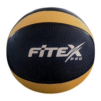 Медицинский мяч Fitex Pro 2 кг, черный с желтым Fitex Pro FTX-1212-2kg