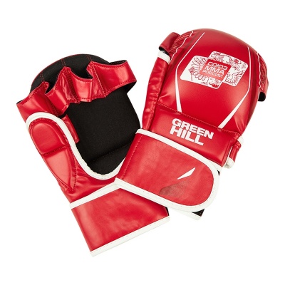 Перчатки Green Hill СОЮЗ MMA РОССИИ MMI-603MMAU красный