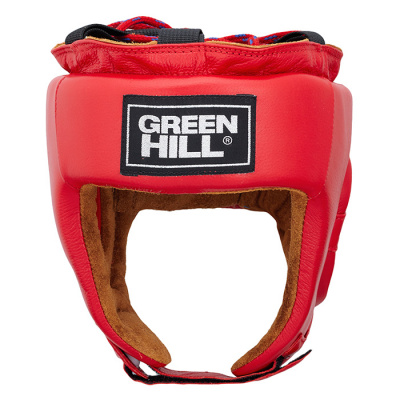 Шлем для самбо Green Hill Five star FIAS Approved HGF-4013fs, красный