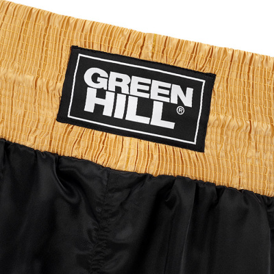 Боксерские шорты Green Hill Piper BSP-3775, черно-золотистые