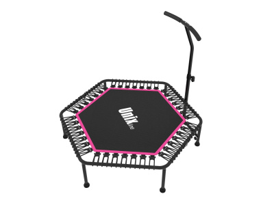 Батут Unix line FITNESS (130 cm) Pink
