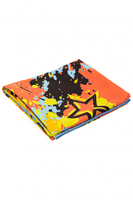 Полотенце из микрофибры Mad Wave Microfiber towel Stars M0764 03 0 00W оранжевый