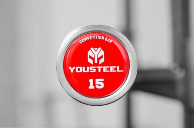 Гриф для штанги женский L2000мм, D50мм YouSteel Competition bar, 15 кг, хром
