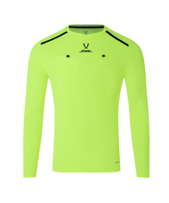 Футболка судейская с длинным рукавом Jogel DIVISION PerFormDRY Referee LS Tee, желтый неон