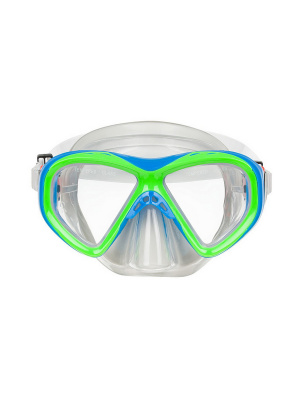 Маска подростковая ПВХ Alpha Caprice М258 green\blue