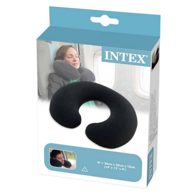 Надувная подушка для шеи Intex 36х30х10см 68675