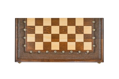 Шахматы + нарды резные "Гамбит 1" 60, Simonyan as102