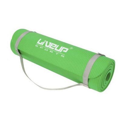 Коврик для йоги и пилатеса 180x60x1,2 см Liveup NBR Yoga Mat LS3257-GR зеленый