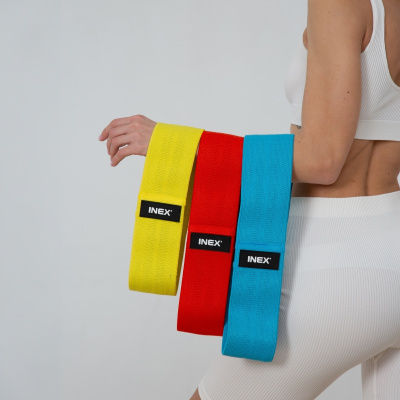 Набор тканевых амортизаторов Inex Resistance Band Set RESBAND-3