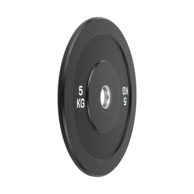 Диск бамперный 51мм, обрезиненный 5кг VictoryFit VF-D51050