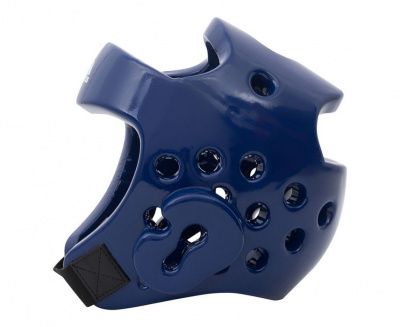 Шлем для тхэквондо Adidas Head Guard Dip Foam WT синий adiTHG01