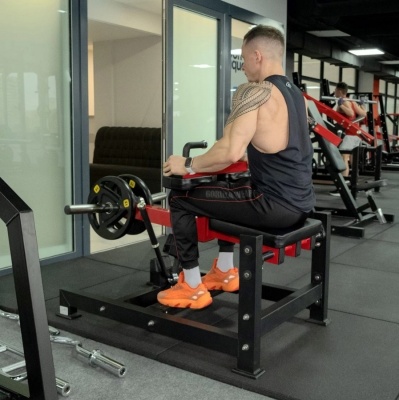 Голень сидя Protrain черно-красный PP123 | Premium Fitness