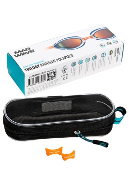 Очки для триатлона Mad Wave Trilogy rainbow polarized M0484 03 0 07W Оранжевый