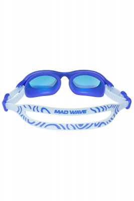 Очки для плавания юниорские Mad Wave Zeebro rainbow M0434 14 0 04W Синий