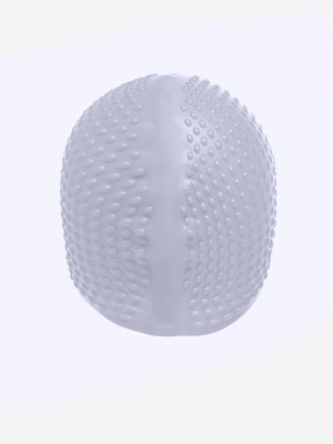 Шапочка для плавания Atemi bubble cap Violet flower FBC1LP сиреневый