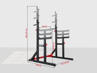 Стойка под штангу UnixFit FRAME 220 BSFR220 | Premium Fitness
