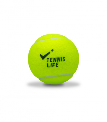 Детские мячи для тенниса 48 шт Tennis Life TL-GREEN жёлтый с зелёной точкой