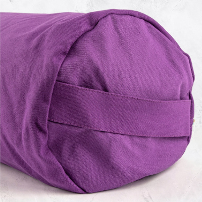 Валик с гречихой Myga Yoga Buckwheat Support Bolster Pillow RY1293 сливовый