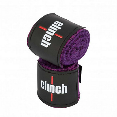 Бинты эластичные Clinch Boxing Crepe Bandage Tech Fix C140 фиолетовый длина 3.5 м