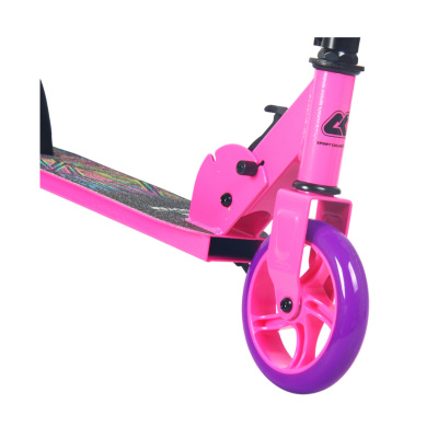 Самокат 145мм Sport Collection CK-SJ145-40 pink (фонарь и наклейка в подарок)