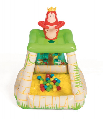 Игровой центр 89х86х107см Bestway Джунгли с 25 шариками 52266