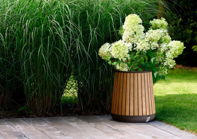 Кашпо-Грядка коричневое DECO CONIC PLANTER