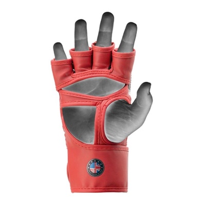 Перчатки RDX Grappking Aura Plus GGR-T17RB красный\черный