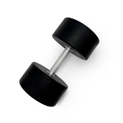 Гантель круглая обрезиненная 37,5кг UnixFit PRO DBRND37_5PBK