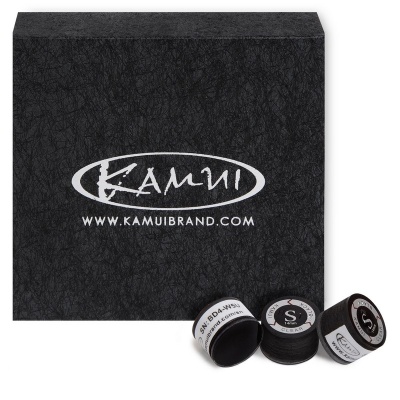 Наклейка для кия Kamui Clear Black d14мм Soft 1шт 06670