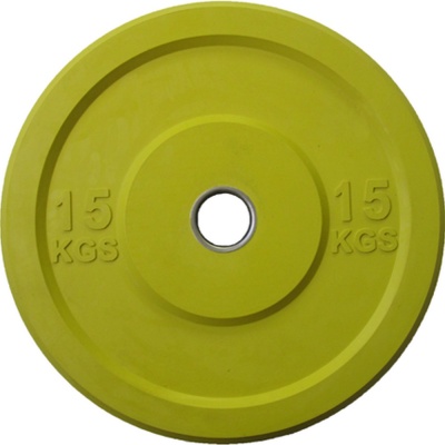 Диск цельно резиновый 15 кг Johns Bumper DRAB - 15С цветной