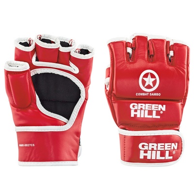 Перчатки Green Hill COMBAT SAMBO MMR-0027cs красный