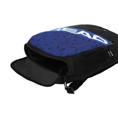 Рюкзак спортивный, с карм под 1 тен.рак Head Team Backpack 262344-BLBK черно-синий