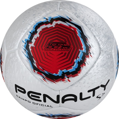Мяч футбольный Penalty Bola Campo S11 R1 XXII, 5416261610-U, PU, термосшивка, серебр-красно-синий