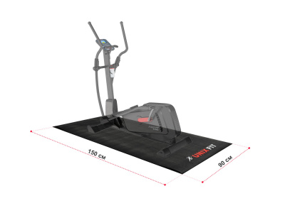 Коврик UnixFit для кардиотренажеров 150x90x0,6 см MAT90150P