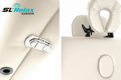 Массажный стол SL Relax Aluminium (beige) Бежевый BM2723-2