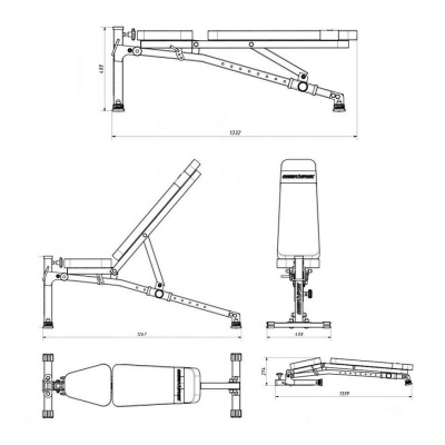 Cкамья регулируемая Marbo MS-L114
