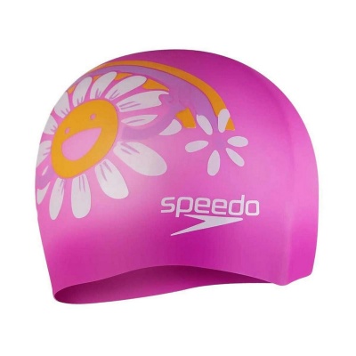 Шапочка для плавания детская Speedo Boom Silicone Cap Jr 8-0838615956 розовый