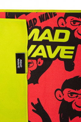 Полотенца Mad Wave Microfiber towel Monkeys M0764 16 0 05W красный