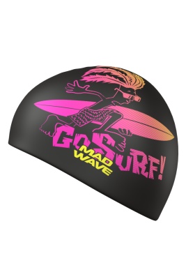 Юниорская силиконовая шапочка Mad Wave Surfer M0574 12 0 00W