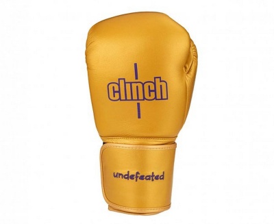 Перчатки боксерские Clinch Undefeated C161 золотой