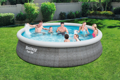 Бассейн с надувным бортом Bestway 457х107см 57372