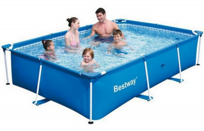 Бассейн прямоугольный на стойках 259х170х61 см Bestway 56403
